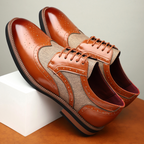 Regency Leder Brogue Schnürschuhe