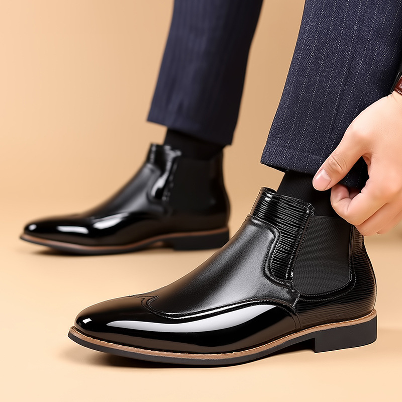 Bristol Leder Chelsea Stiefel