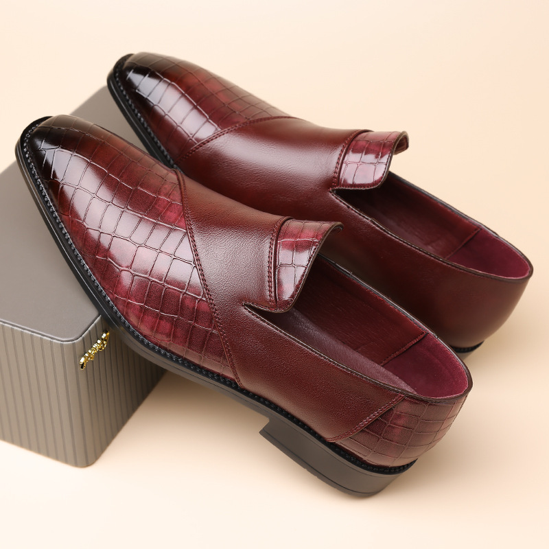 Giorgio Echtes Leder Slipper