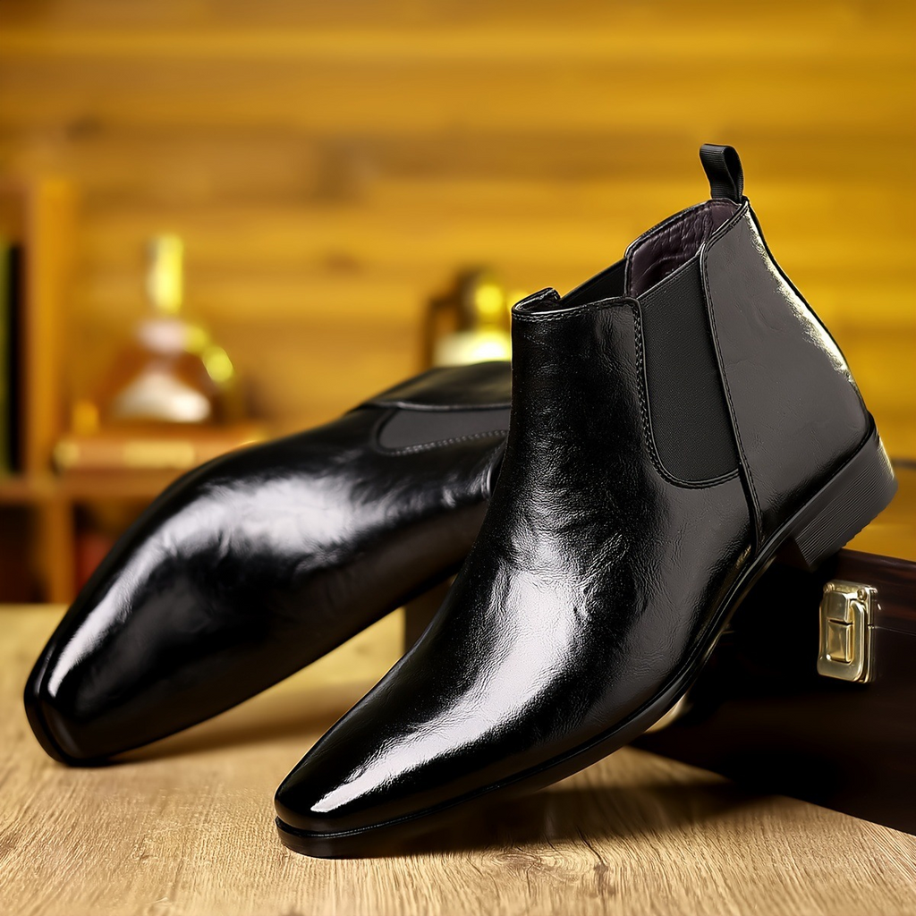 Bradford Leder Chelsea-Stiefel