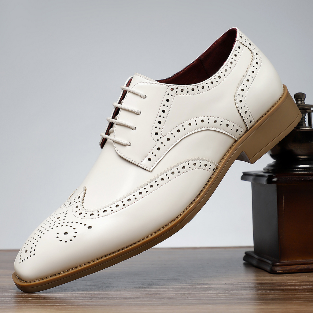 Cambridge Leder Brogue Schnürschuhe