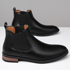 Harrison Leder Chelsea Boots