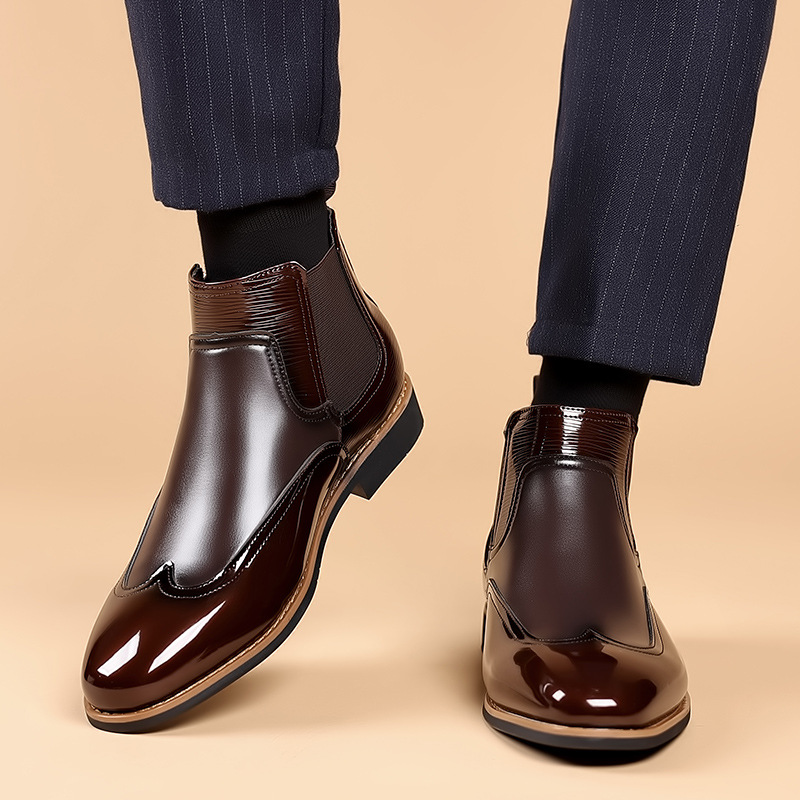 Bristol Leder Chelsea Stiefel