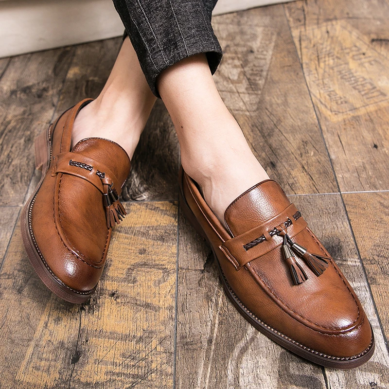 Cambridge Leder-Tassel-Loafer