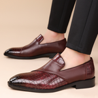 Giorgio Echtes Leder Slipper