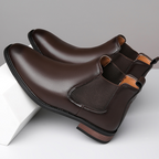 Harrison Leder Chelsea Boots