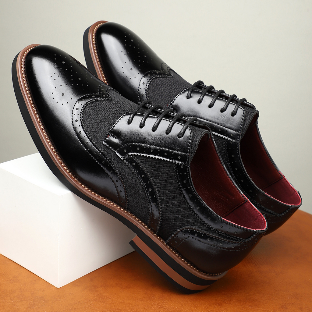 Regency Leder Brogue Schnürschuhe