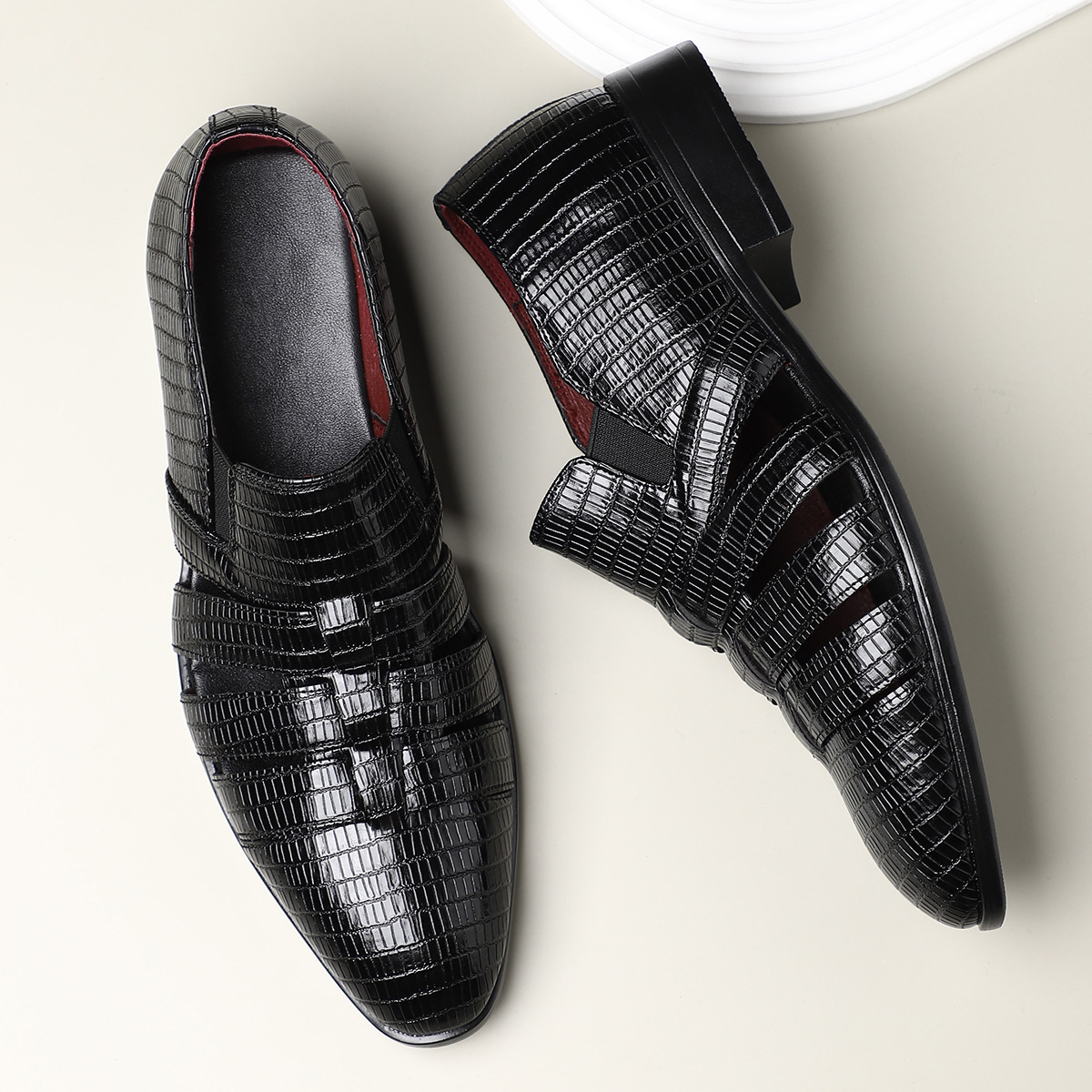 Riviera Leder Slipper