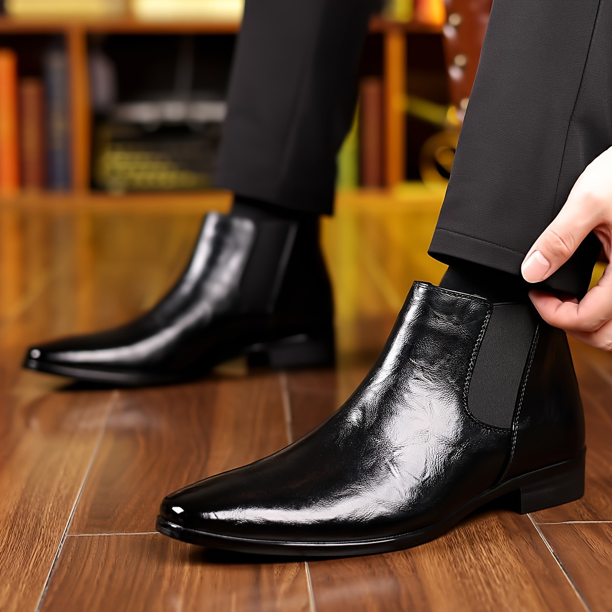 Bradford Leder Chelsea-Stiefel