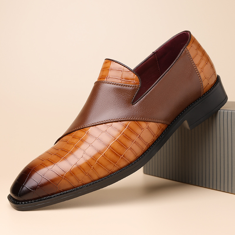 Giorgio Echtes Leder Slipper