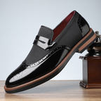 Regency Leder Brogue Slipper