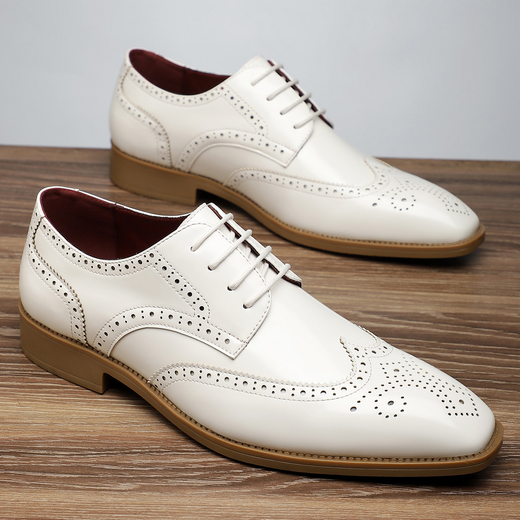 Cambridge Leder Brogue Schnürschuhe