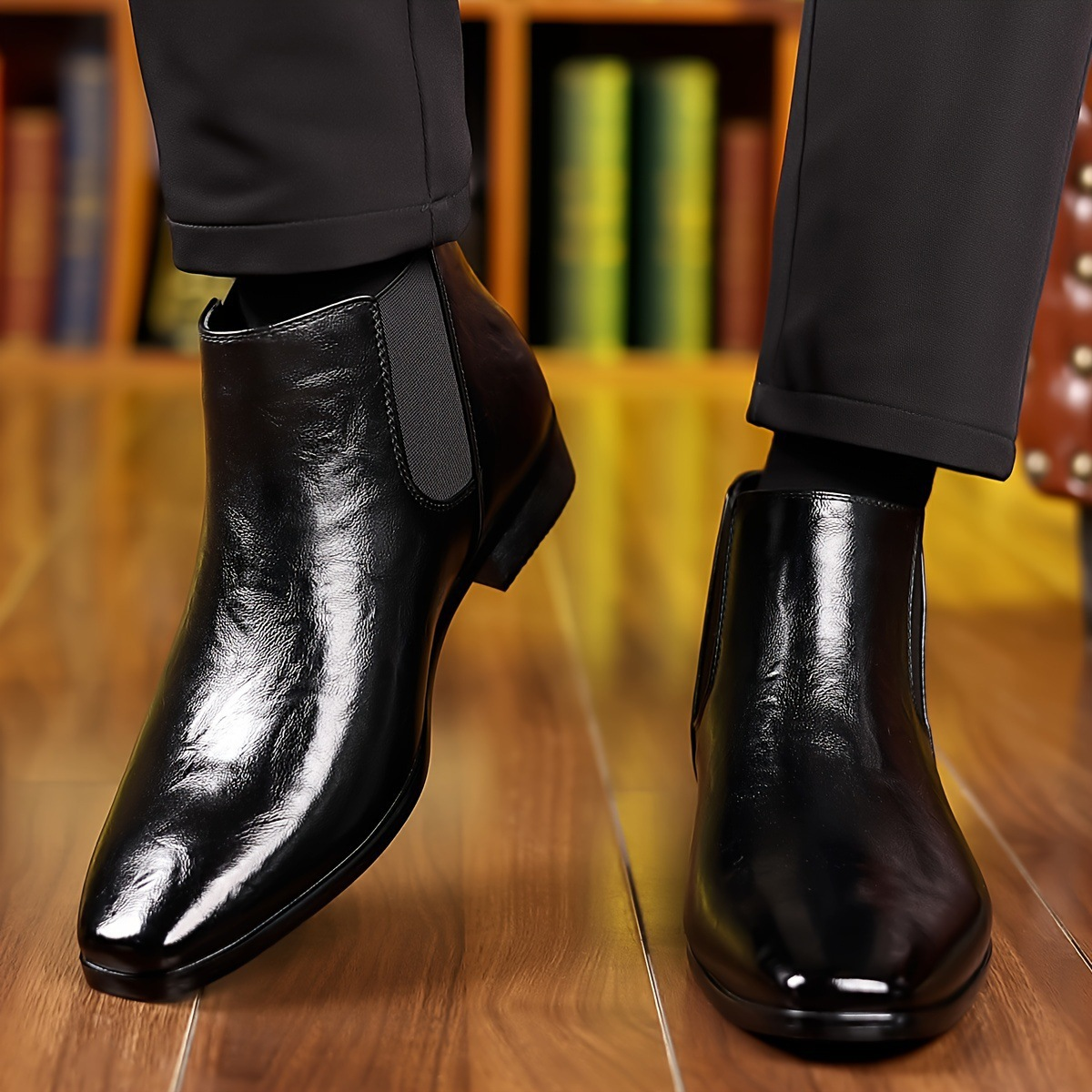 Bradford Leder Chelsea-Stiefel