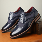 Regency Leder Brogue Schnürschuhe