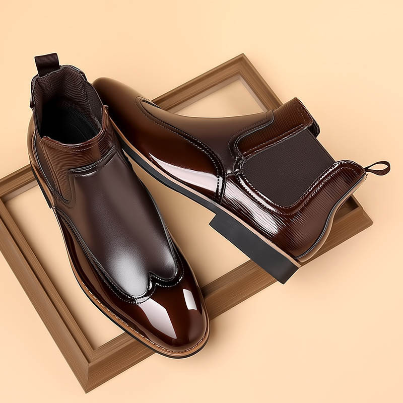 Bristol Leder Chelsea Stiefel