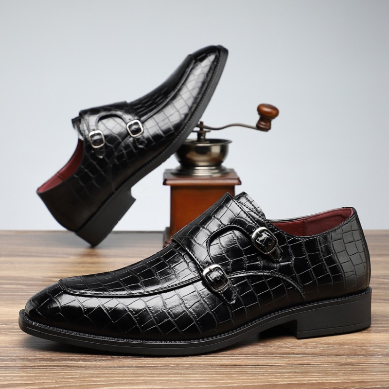 Vittorio Leder Monk Strap Slipper