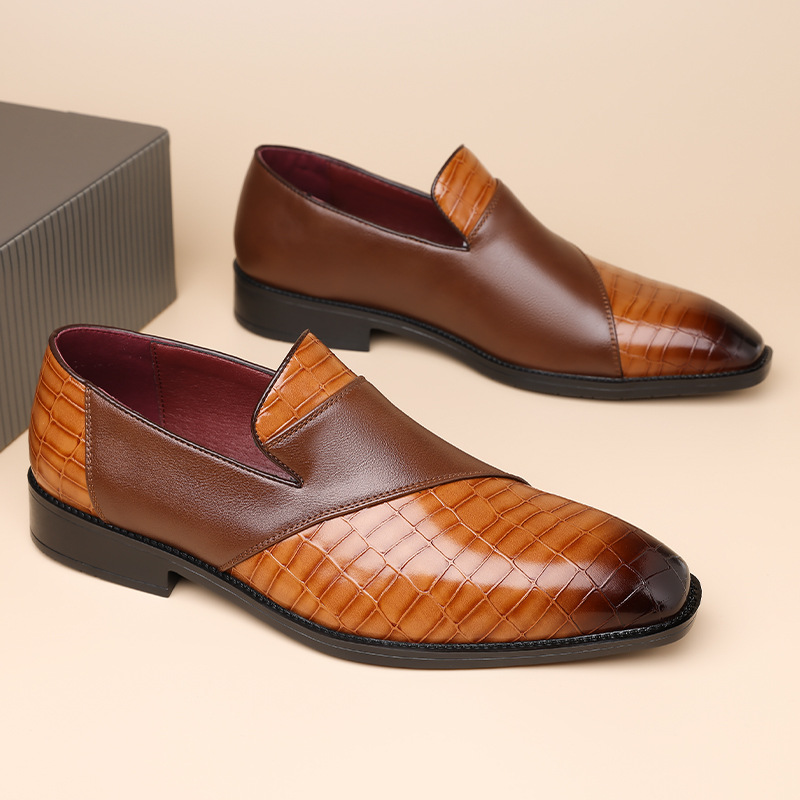 Giorgio Echtes Leder Slipper