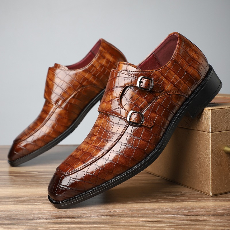 Vittorio Leder Monk Strap Slipper