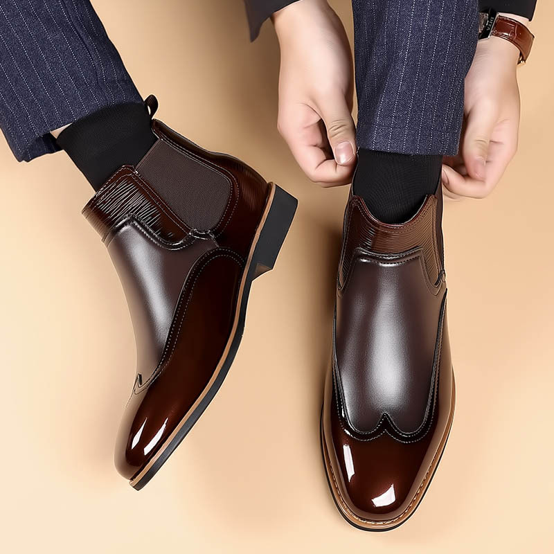 Bristol Leder Chelsea Stiefel