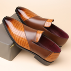 Giorgio Echtes Leder Slipper
