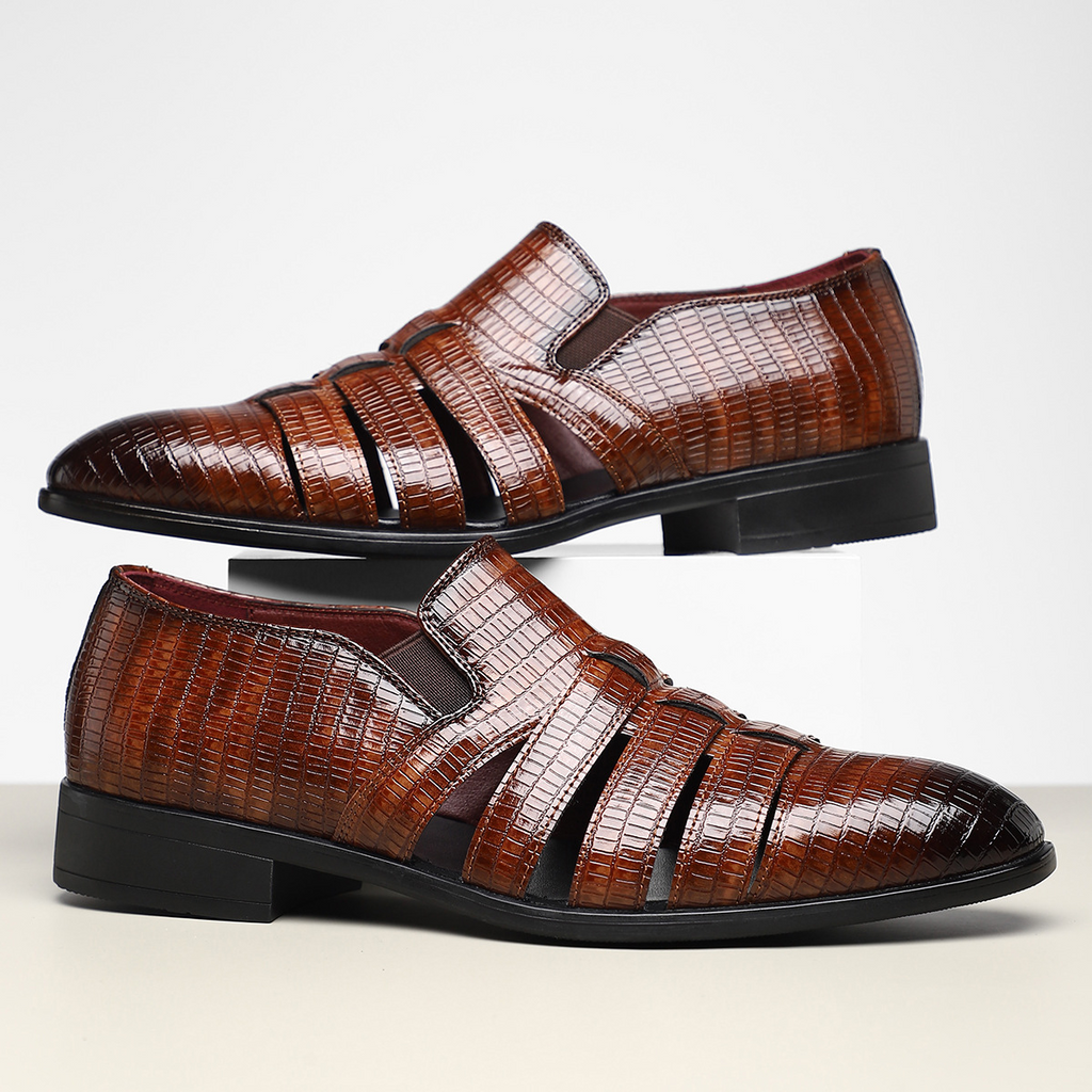 Riviera Leder Slipper