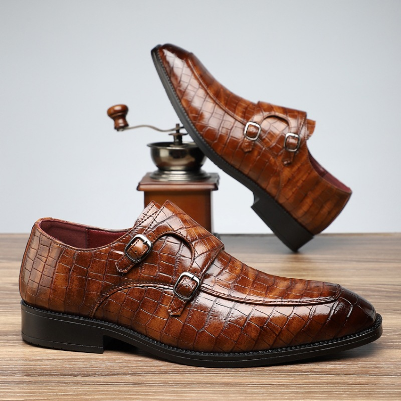 Vittorio Leder Monk Strap Slipper