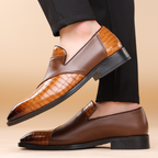Giorgio Echtes Leder Slipper