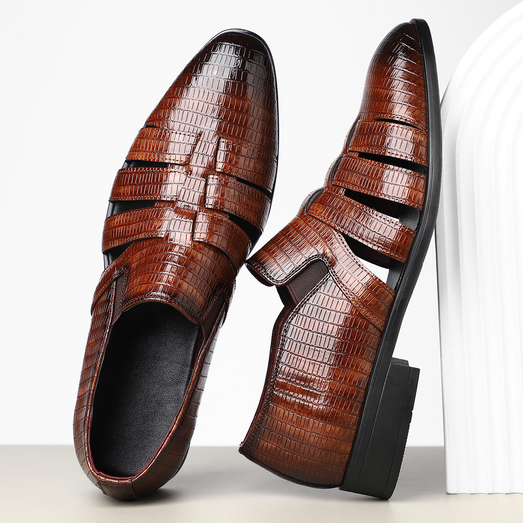 Riviera Leder Slipper