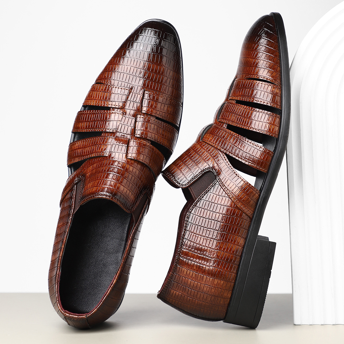 Riviera Leder Slipper