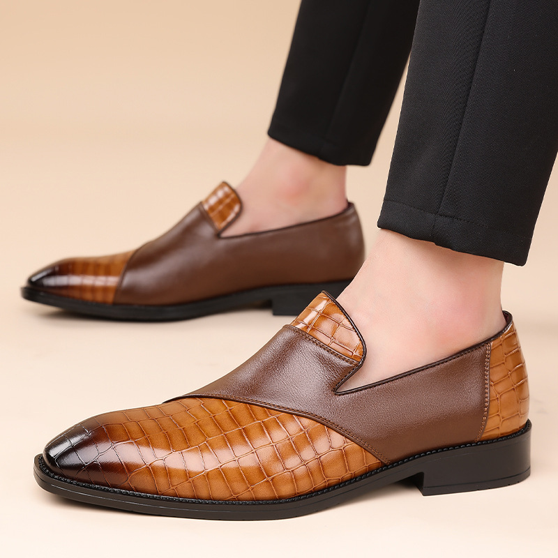 Giorgio Echtes Leder Slipper
