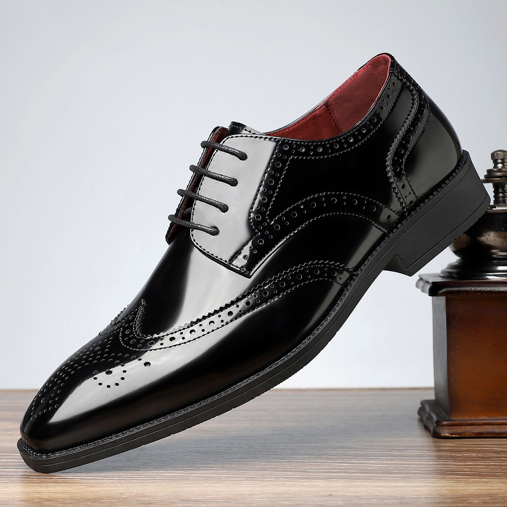 Cambridge Leder Brogue Schnürschuhe