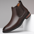 Harrison Leder Chelsea Boots
