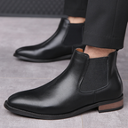 Harrison Leder Chelsea Boots