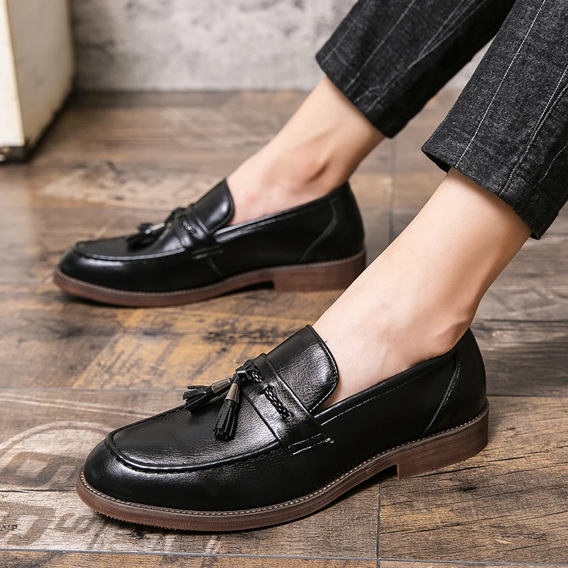 Cambridge Leder-Tassel-Loafer