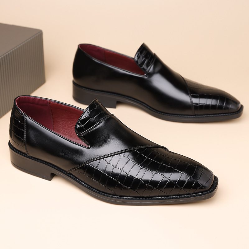 Giorgio Echtes Leder Slipper