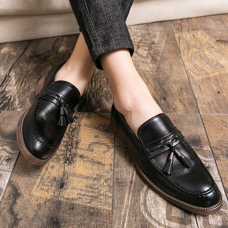 Cambridge Leder-Tassel-Loafer
