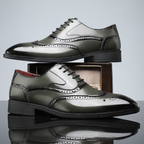 Cambridge Leder Brogue Schnürschuhe