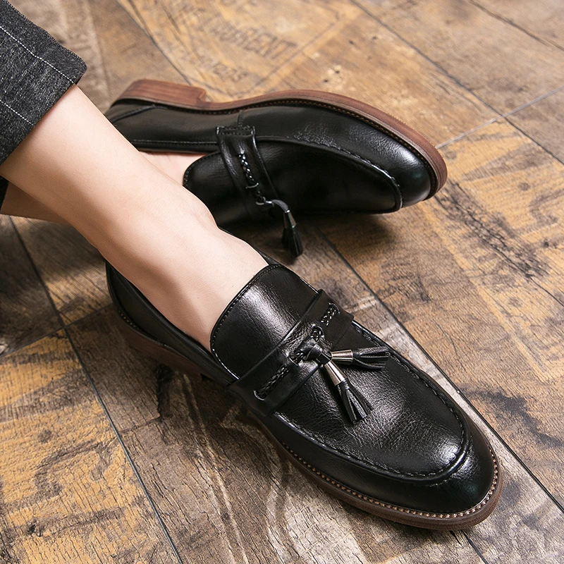 Cambridge Leder-Tassel-Loafer