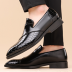 Giorgio Echtes Leder Slipper