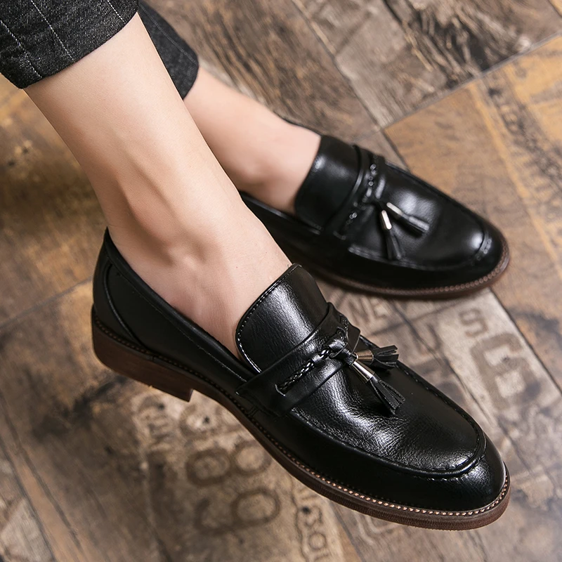 Cambridge Leder-Tassel-Loafer