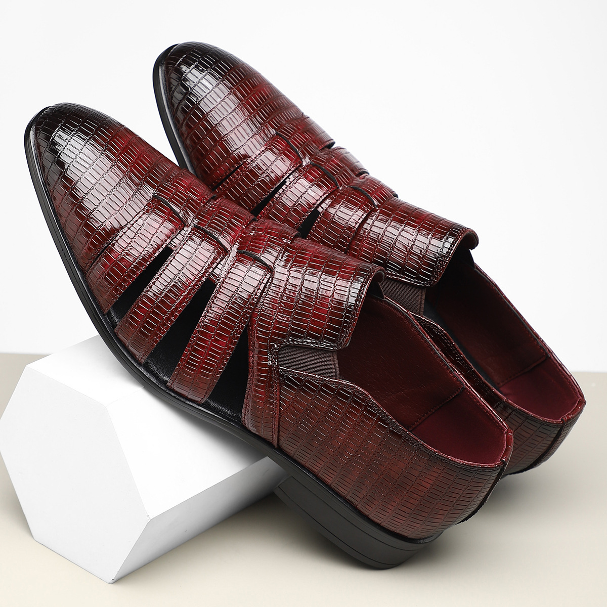 Riviera Leder Slipper