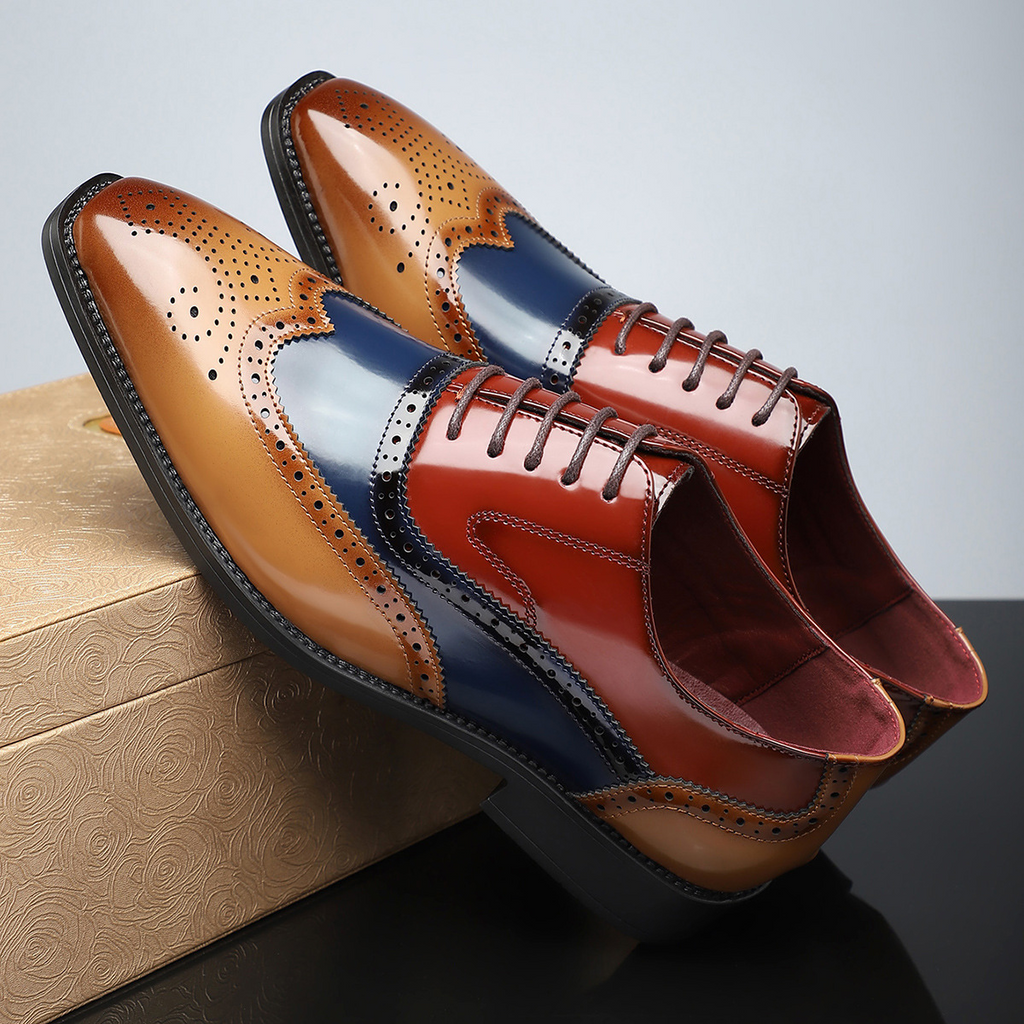 Cambridge Leder Brogue Schnürschuhe