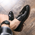 Cambridge Leder-Tassel-Loafer
