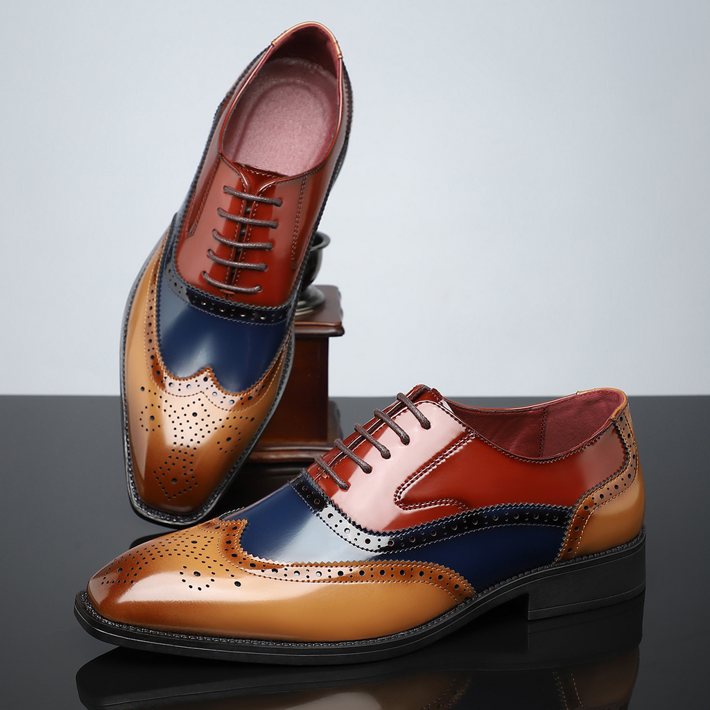 Cambridge Leder Brogue Schnürschuhe