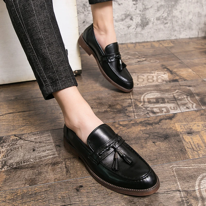 Cambridge Leder-Tassel-Loafer