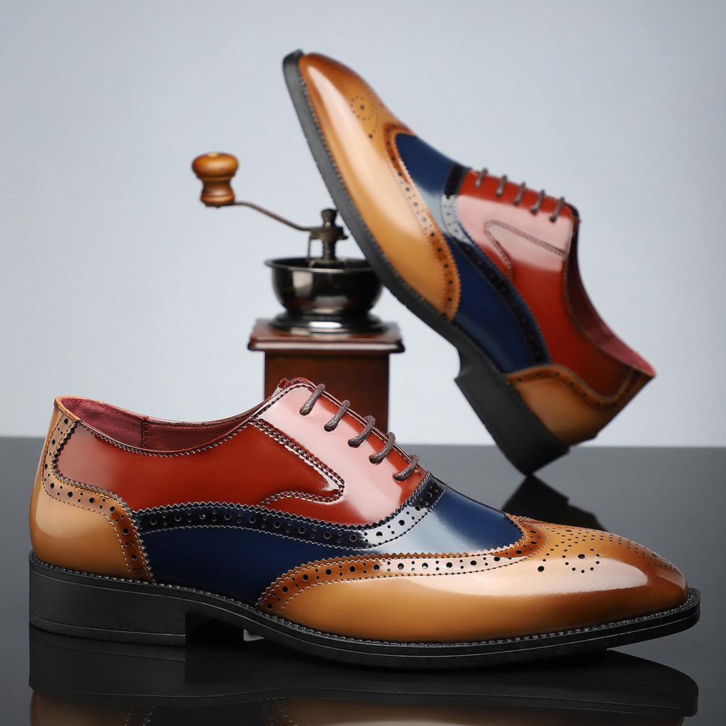 Cambridge Leder Brogue Schnürschuhe