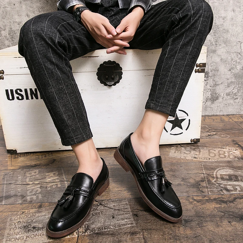 Cambridge Leder-Tassel-Loafer
