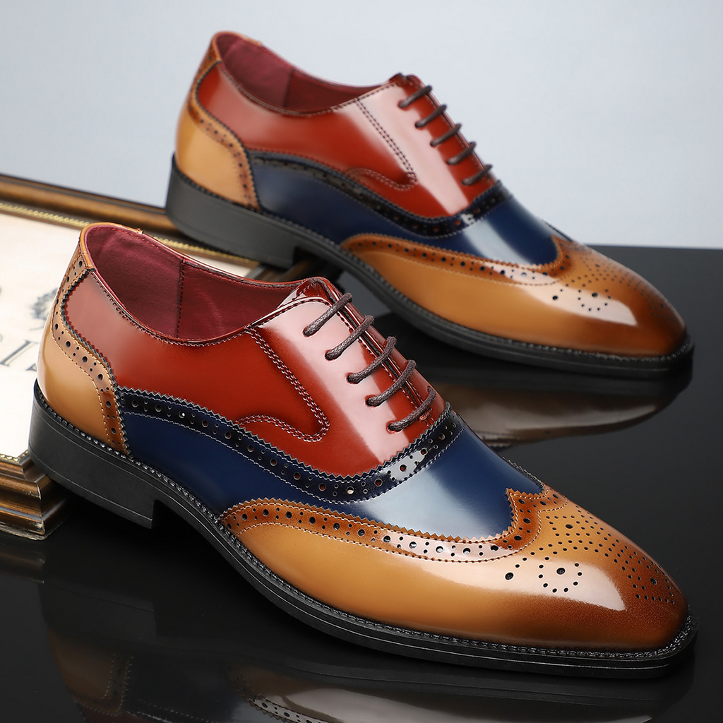 Cambridge Leder Brogue Schnürschuhe