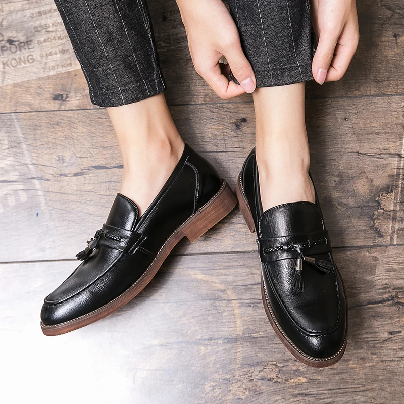 Cambridge Leder-Tassel-Loafer