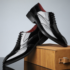 Cambridge Leder Brogue Schnürschuhe